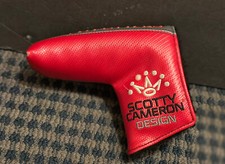 Scotty Cameron "Milled Putters" Blade Head Cover - Black & Red Headcover (1A)