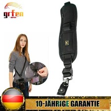 Kamera Schultergurt Tragegurt Kameragurt Schwarz für Canon Sony Nikon DSLR SLR