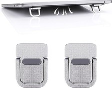 2PCS Portable Keyboard Riser, Self-Adhesive Mini Laptop Stand Invisible Computer