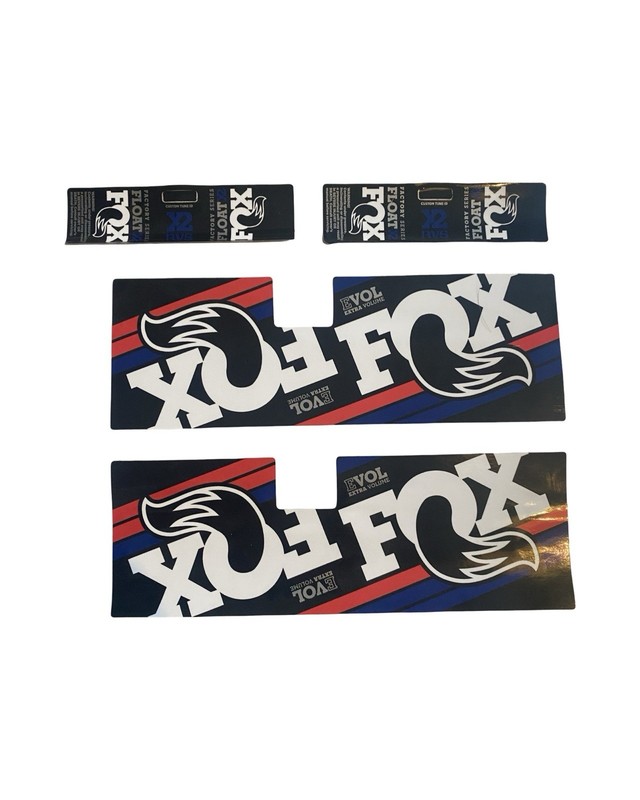 Official Fox Evil Float Xtra Volume X2 Rear Shock Vinyl Decal Kit MTB Cycling