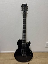 Guitarra Eléctrica ESP Custom Order Corte Único 24F Ébano Arce Caoba