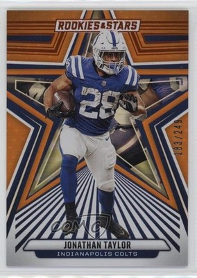 2024 Panini Rookies & Stars Orange 183/249 Jonathan Taylor #42 1qv5