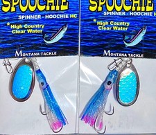Spinner Hoochies (2): “BLUE JELLYFISH”