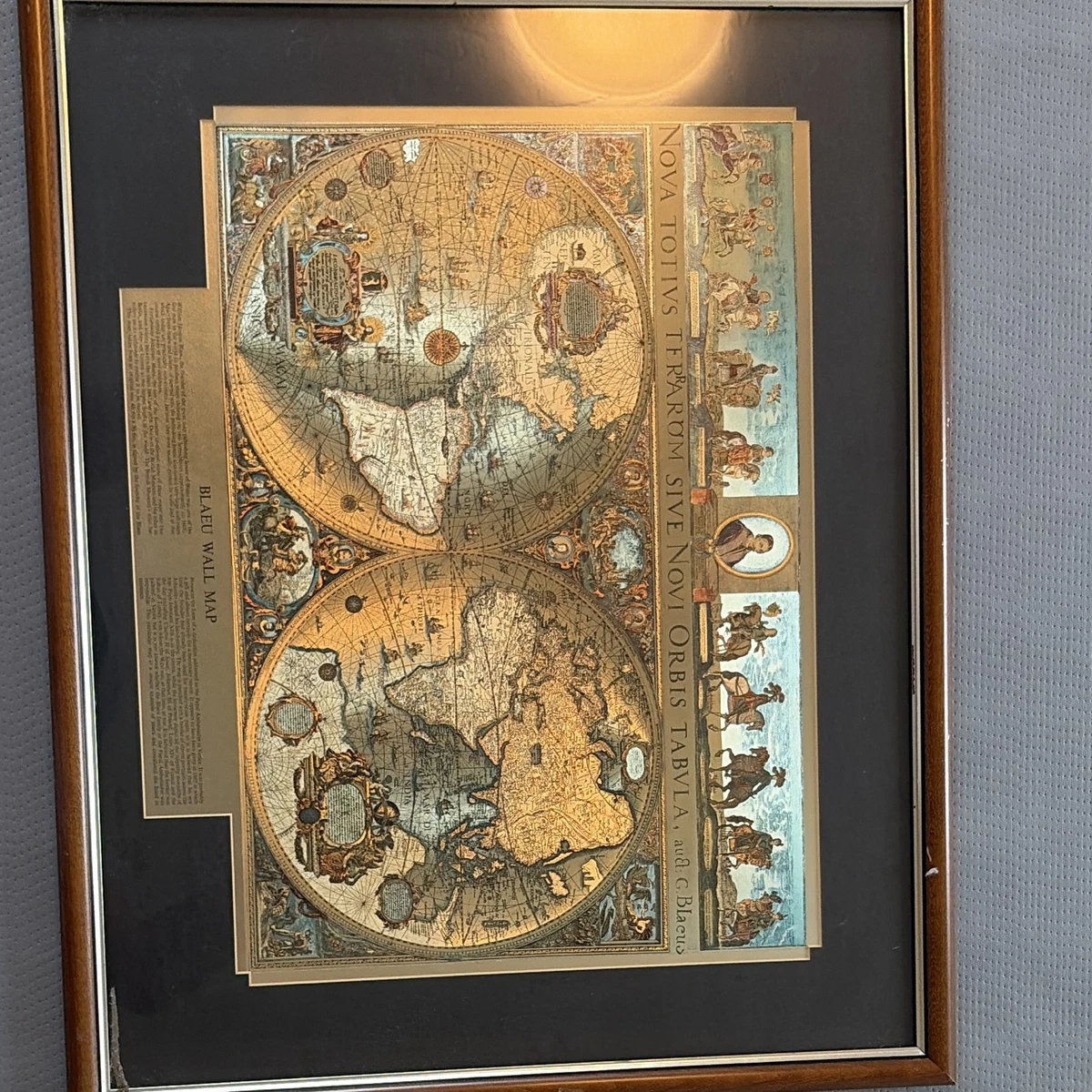Blaeu Map In Reproduction Antique Maps, Atlases & Globes for sale