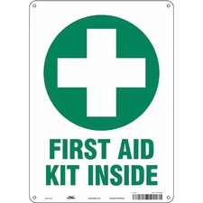 Condor 471T23 First Aid Kit Inside, 10 In W X 14 In H, Vertical Rectangle,