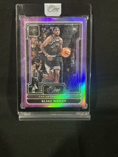 22-23 Panini One and One Blake Wesley RC Rookie Purple Base 08/25