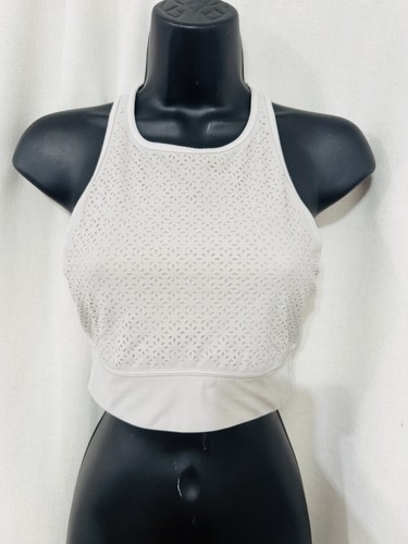 Lululemon Get Your Peek On Bra Light Gray Size 6 Padded Long-line