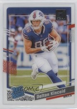2023 Panini Clearly Donruss Rated Rookie Dalton Kincaid #57 16wc