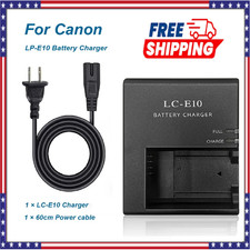 LC-E10 Battery Charger for Canon LP-E10 EOS 2...