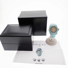 Used GUCCI Dive Watch YA136344 Blue Dial Automatic Used A m24 1200215925800073