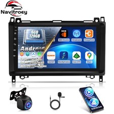 6+128GB Autoradio F&uuml;r Mercedes-Benz A/B-Klasse W245 W169 Android 15 Navi Carplay