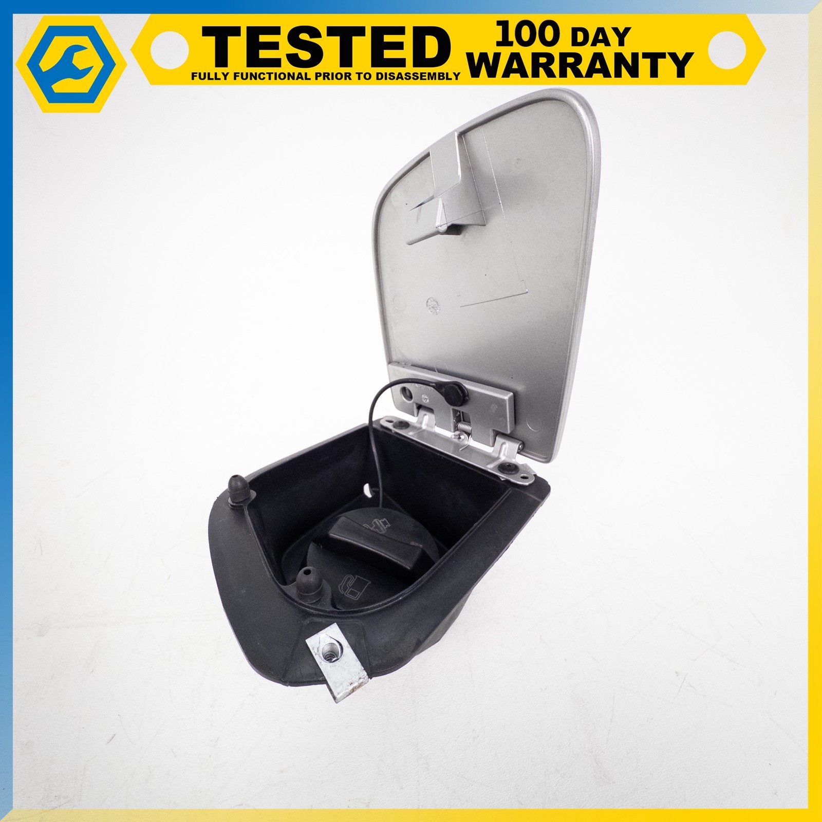 05-13 CHEVROLET CORVETTE C6 FUEL DOOR LID GAS TANK COVER LOCK ACTUATOR SILVER OE