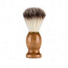 1pack For Men Brush Beard Tool Badger Hair Shaving Barber Wood Handle