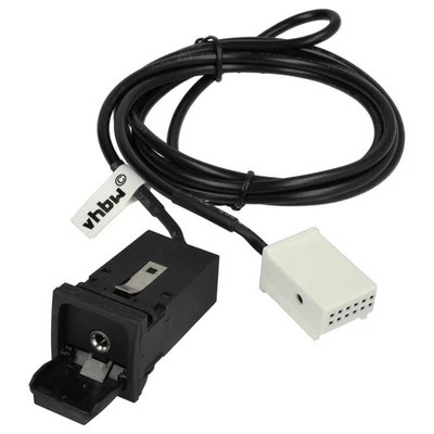 VHBW Aux Audio-Kabel KFZ-Adapter für Audi Seat Skoda VW MFD2, RCD200, RCD300, RCD210