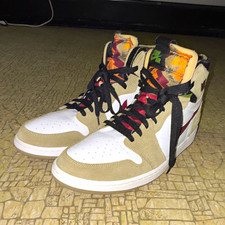 Imagen de Nike Air Jordan 1 Zoom Air CMFT High Top Neutral Olive Cherrywood CT0978-203