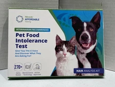 Pet Food Allergy Test for Dogs & Cats – Hair Analysis, Sensitivity, Gut Health