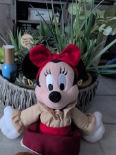 Rare Minnie Mouse Pirate Disney World Plush 10 inches Stuffed Animal