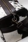 100% Natural COWHIDE Duffel Bag Hair On Leather TRAVEL Bag Luggage Bag SA-8509 — photo 6