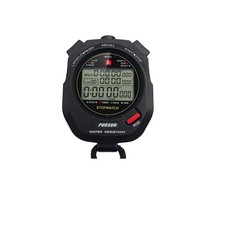 Professional Digital Stopwatch w/Countdown Timer, 100Lap Memory, Water Resistant