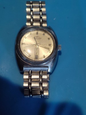 VTG 1960s Techno's Star Chief 17 Jewels Automatic Watch
