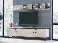 Rtv Wohnwand Tv Wand Vitrine Schrank Wohnzimmer Fernseher Regal WohnwäNde
