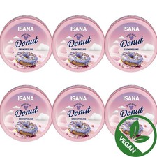 6 x 250 ml | Isana Cremepeeling Donut Luxus f...