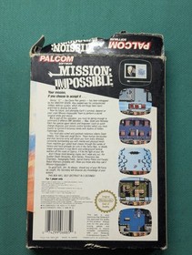 Mission Impossible Nintendo NES Scatola E Istruzioni No Gioco