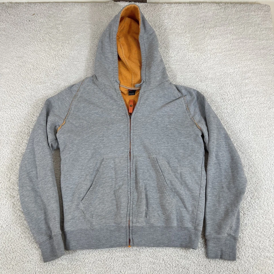 Sudadera con Capucha DIESEL Adulto Grande Gris Cremallera Completa Y2K Terry Francés Dragón Grunge Para Hombres Foto 2 de 4