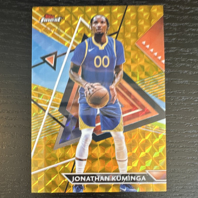 Topps 2023-24 Finest Jonathan Kuminga #156 Warriors Serial Numbered /20    