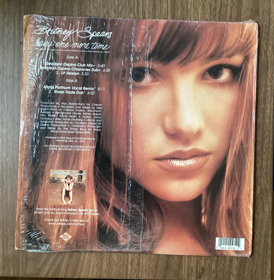 Britney Spears - Baby one more time - Jive 12" in Shrink VG+ - Imagem 2 de 4