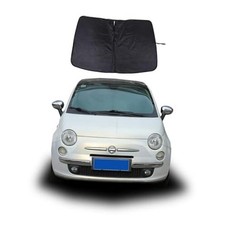 Windshield Sun Shade Compatible with Fi t 500 2010-2025 for Fi t 500 2010-2025