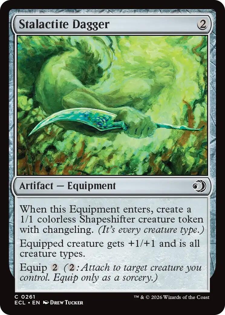 Stalactite Dagger-261-NM-Lorwyn Eclipsed-Magic