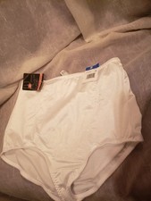 BALI WOMENS SZ. XL TUMMY SOLUTIONS PANEL FIRM CONTROL BRIEF WHITE DFX710 1PR NWT