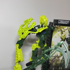 Lego Bionicle Green Tesara Jungle Glatorian Vastus Incomplete 8986