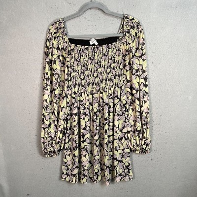 & Other Stories Stockholm Atelier Womens Size 0 Floral Smocked Dress