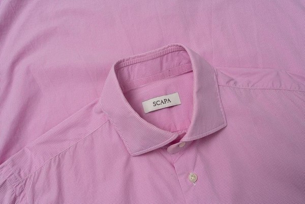 Men Scapa Shirt Pink Cotton 38 / M / 46
