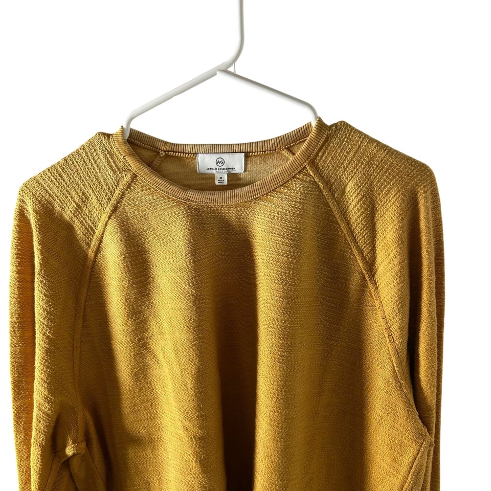 AG Adriano Goldschmied Siris Long Sleeve Crew Men's Size Medium in Sunbaked NWOT - Image 4 of 4