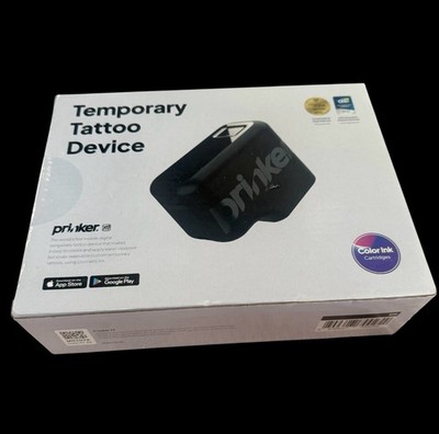 Prinker M Color Custom Temporary Tattoo 3-D Device Printer New Sealed FREE SHIP
