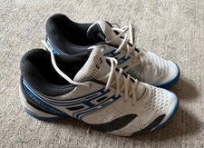 Babolat V-Pro All Court White and Blue Men's Shoe size 11.5 VERY RARE 