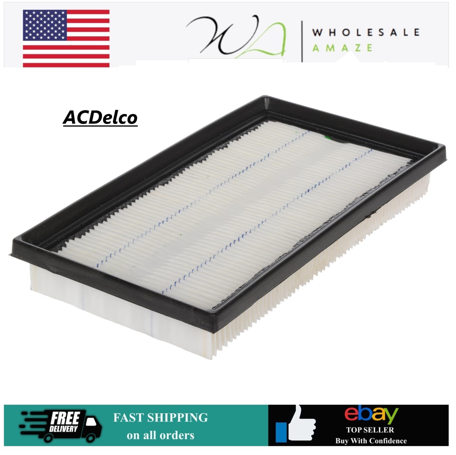 ACDelco Gold A3416C Engine Air Filter Premium Performance Replacement-image