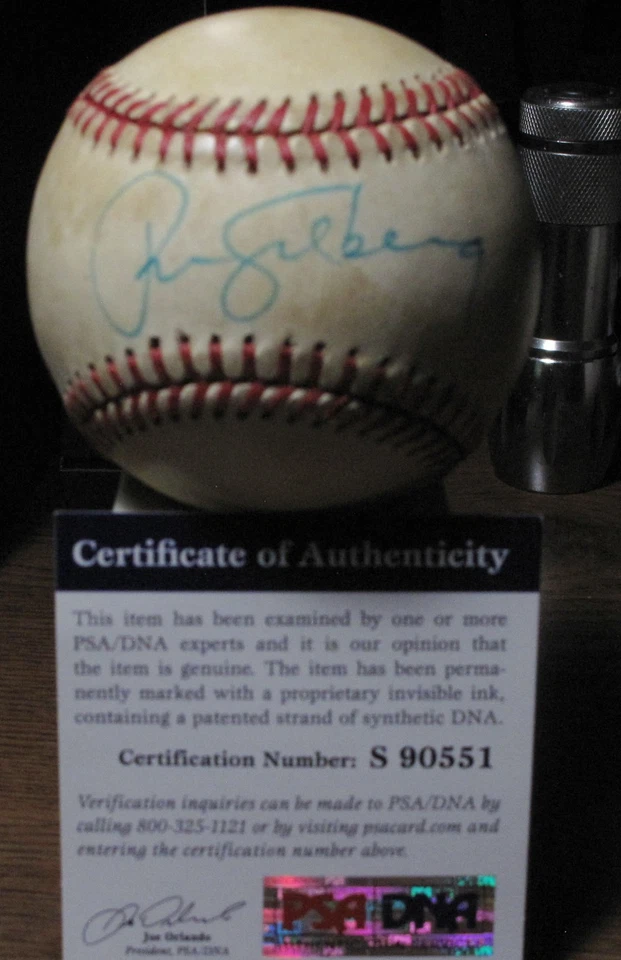 Ryne Sandberg signed Charles Feeney ONL baseball PSA authenticated. - Image 3 of 3