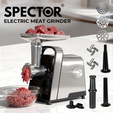 Spector 3-in-1 Electric Meat Grinder Mincer 2800W  Sausage Filler Kibbe Maker