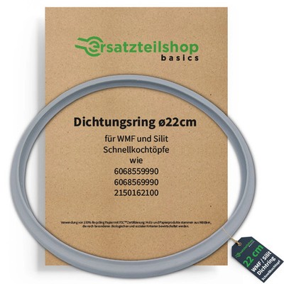 Deckeldichtungsring 22cm für Schnellkochtopf von WMF und Silit