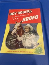 Roy Rogers World's Championship Rodeo Souvenir Program Vintage