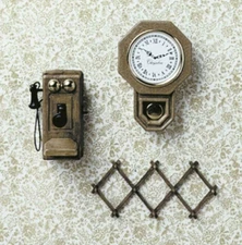 Dolls House Chrysnbon Wall Accessories Kit 1:12 Model Kit CHR247