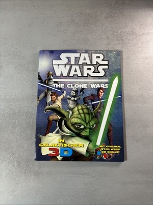 Star Wars The Clone Wars in Galaktischem 3D Buch Comic Panini OVP - inkl Brille