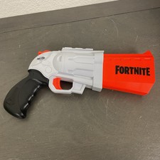 NERF Fortnite SR 4 Dart Hammer Action Revolver Dart Gun Blaster No Darts Toy