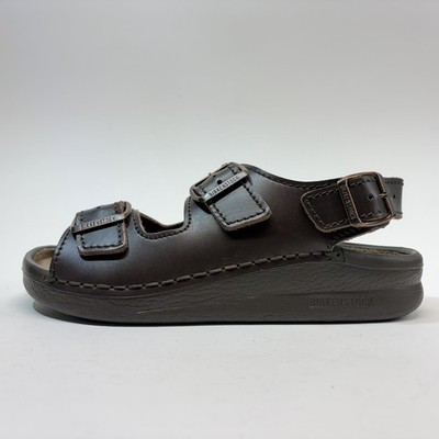 Birkenstock Tatami 2 Strap Sandals M 8 L 10 EU 41 Grey Leather Regular Wide Birkenstock Tatami Sandals Indiana Men main image 2