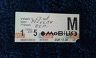 Ticket transport métro bus Paris RATP MOBILIS composté zones 1 - 5