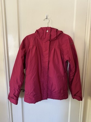 Roxy Ski Jacket Hot Pink Women s Size Small Full Zip Hooded Winter Coat